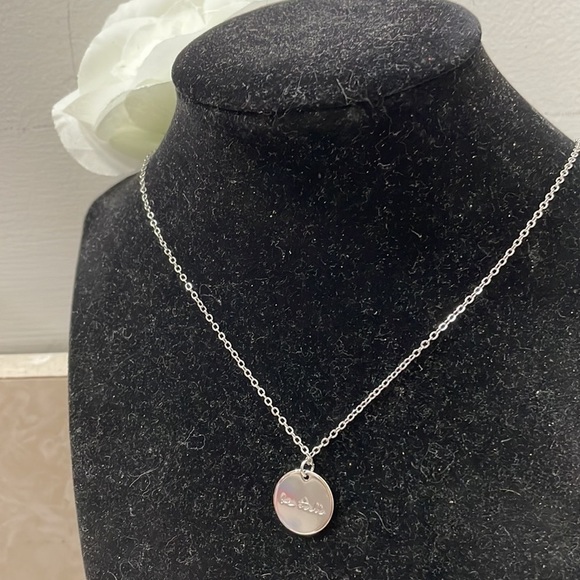 Be Still Silver Medallion Necklace - Picture 7 of 13